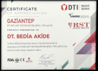 Dt. Bedia AKIDE Diş Hekimi sertifikası