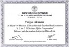Prof. Dr. Tolga Akman Üroloji sertifikası