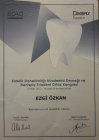 Dt. Ezgi Özkan Özben Diş Hekimi sertifikası
