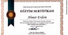Doç. Dr. Psk. Dan Ahmet Erdem Psikolojik Danışman sertifikası