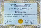 Uzm. Dr. Dt. Şule Şimşek Diş Hekimi sertifikası