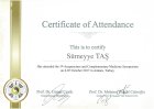 Dr. Sümeyye Taş Akupunktur sertifikası