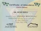Prof. Dr. Deniz Ulaş Kadın Hastalıkları ve Doğum sertifikası