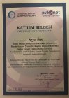 Uzm. Kl. Psk. Arzu Ünal Psikoloji sertifikası