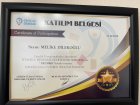 Uzm. Dyt. Melike Dilekoğlu Diyetisyen sertifikası