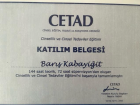 Dr. Barış Yiğit Psikiyatri sertifikası