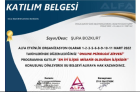 Psk. Şura Bozkurt Psikoloji sertifikası