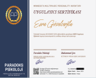 Psk. Dan. Esra Gözelceoğlu Psikoloji sertifikası