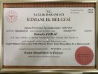 Op. Dr. Bahadır Codal Kadın Hastalıkları ve Doğum sertifikası