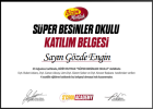 Dyt. Gözde Engin Diyetisyen sertifikası