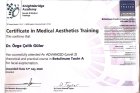 Dr. Öğr. Üyesi Özge Çelik Güler Diş Hekimi sertifikası