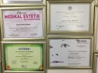 Dr. Pınar Kırdar Medikal Estetik Tıp Doktoru sertifikası