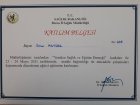 Uzm. Psk. Dan. Ömer Aktürk Psikolojik Danışman sertifikası