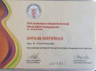 Op. Dr. Nuray Kitapçıoğlu Kadın Hastalıkları ve Doğum sertifikası