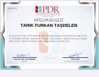 Psk. Dan. Tarık Furkan Taşdelen Psikolojik Danışman sertifikası