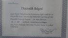 Prof. Dr. Fatih Bora Kulak Burun Boğaz hastalıkları - KBB sertifikası