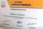 Prof. Dr. Bülent Çitgez Genel Cerrahi sertifikası