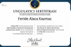 Çocuk Gelişim Feride Alaca Kaymaz Çocuk Gelişim sertifikası