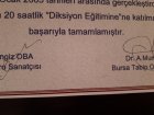 Uzm. Dr. Cem Yalçın Psikiyatri sertifikası