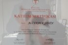 Op. Dr. Ali Ekber Şahin Kadın Hastalıkları ve Doğum sertifikası
