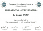 Prof. Dr. Şengül Özdek Göz Hastalıkları sertifikası
