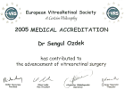 Prof. Dr. Şengül Özdek Göz Hastalıkları sertifikası