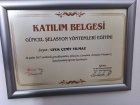 Dr. Ufuk Çenit Yılmaz Geleneksel ve Tamamlayıcı Tıp sertifikası