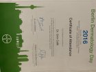 Uzm. Dr. Şirin Çelik Dermatoloji sertifikası