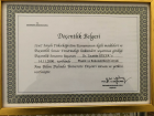 Prof. Dr. Tacettin Güçer Plastik Rekonstrüktif ve Estetik Cerrahi sertifikası