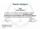 Uzm. Psk. Ecem Canbilek Psikoloji sertifikası
