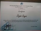 Prof. Dr. M. Özgür Sayın Diş Hekimi sertifikası