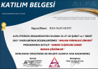 Psk. Dan. Eda Nur Kesti Psikolojik Danışman sertifikası
