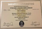 Uzm. Psk. Dan. Salih Serdar Börklü Psikolojik Danışman sertifikası