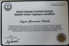 Klinik Psikolog  Yasemin Oltulu Psikoloji sertifikası