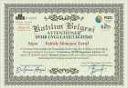 Psk. Vahide Sümeyra Vural Psikoloji sertifikası