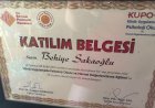 Uzm. Kl. Psk. Behiye Sakaoğlu Psikoloji sertifikası