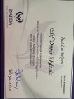 Psk. Elif Demir Akdeniz Psikoloji sertifikası