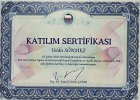 Dt. Emine Velda Sönmez Diş Hekimi sertifikası