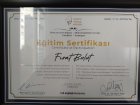 Psk. Fırat Bulut Psikoloji sertifikası