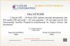 Psk. Ebru Öztrak Güngör Psikoloji sertifikası