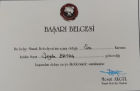 Dyt. Şeyda Ertaş Diyetisyen sertifikası