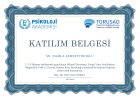 Uzm. Kl. Psk. Damla Şemsettinoğlu Psikoloji sertifikası