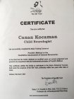 Doç. Dr. Canan Kocaman Çocuk Sağlığı ve Hastalıkları sertifikası