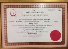 Doç. Dr. Barış Büke Kadın Hastalıkları ve Doğum sertifikası
