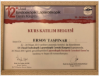 Op. Dr. Ersoy Taşpınar Genel Cerrahi sertifikası