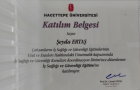 Dyt. Şeyda Ertaş Diyetisyen sertifikası