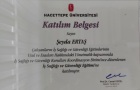 Dyt. Şeyda Ertaş Diyetisyen sertifikası