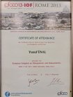 Op. Dr. Yusuf Ünal Ortopedi ve Travmatoloji sertifikası