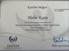Klinik Psikolog  Helin Kara Psikoloji sertifikası