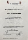 Uzm. Dr. Çiğdem Çınar Fiziksel Tıp ve Rehabilitasyon sertifikası